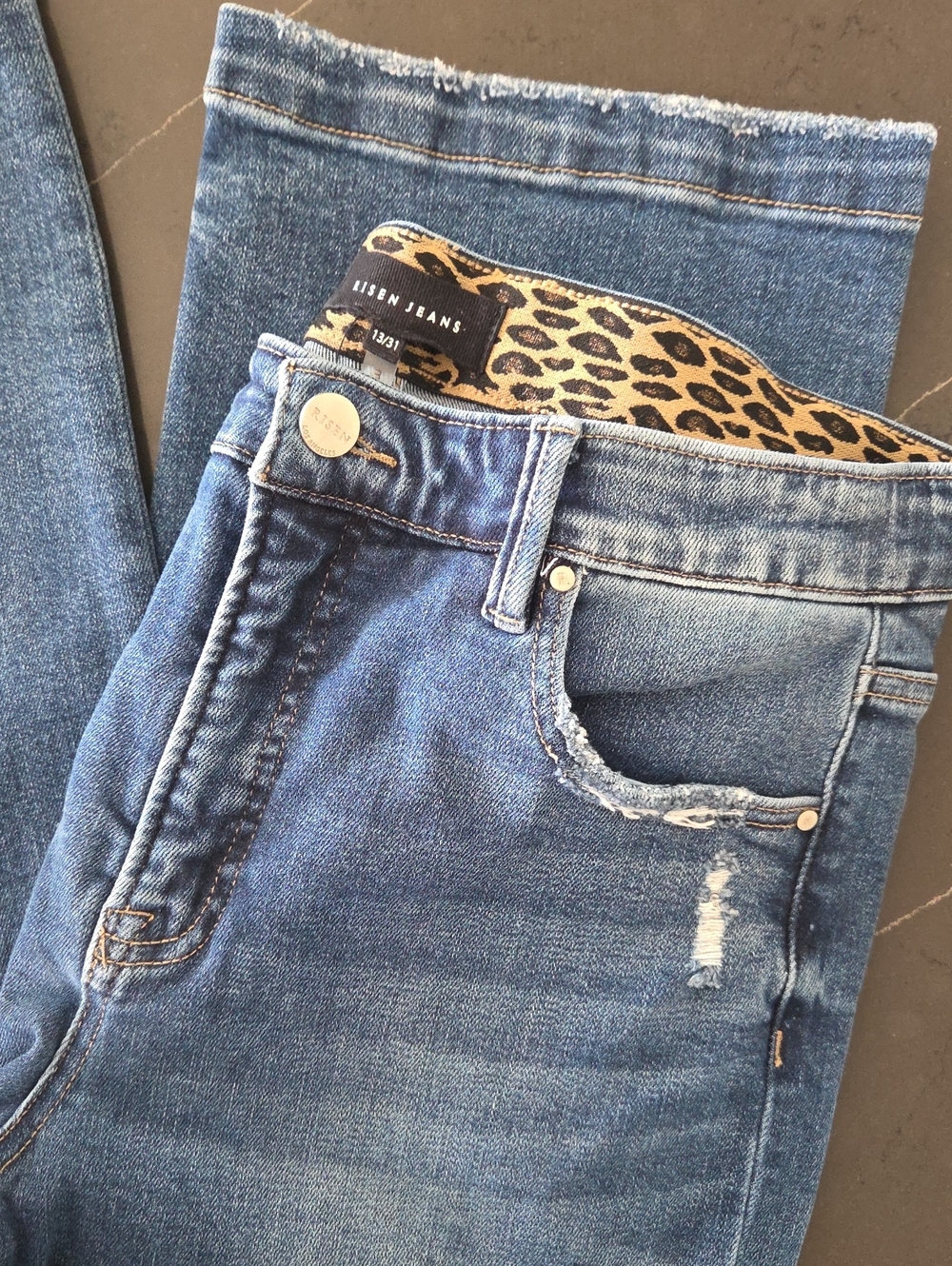 Risen Jeans 13/31 Womens Wide Leg Jeans - Picture 6 of 7